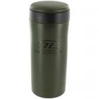 Highlander Sealed Thermal Mug Black Insulated Travel Flask Camping Cup Hiking 