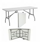 Leisurewize Blow Moulded Folding 6ft Trestle Table 180cm Camping Events Market