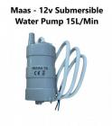 Maas - 12v Submersible Fresh Water Pump 15L/Min Caravan Motorhome HY2515