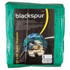 Blackspur Tarpaulin 12 x 18ft (3.6 x 5.4m) Waterproof Ground Sheet