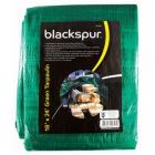 Blackspur Heavy Duty Tarpaulin 18 x 24ft ( 5.4m x 7.2m) Waterproof Ground Sheet