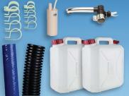 Plumbing Kit for Campervan Sink Tap Pump & 10L Water Containers T4 T5 