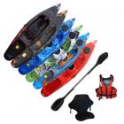 Riber Black & Red Deluxe One Man Sit On Top Kayak Starter Pack 