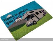 Quest Heavy Duty Coir Home Is Where You Park It Motor Home mat C0053N