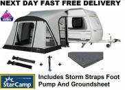 Starcamp Dorema Quick and Easy 385 Caravan AIR Inflatable Porch Awning + Groundsheet